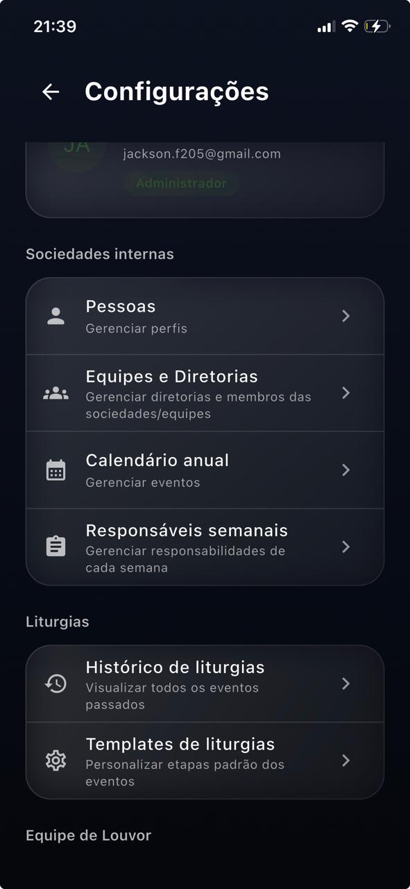 App IPE — tela 1